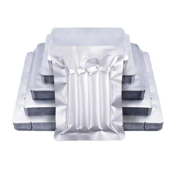 Aluminum Foil Three-Side Seal Bag Food Storage Bags - Disposable Freezer Bags for Sandwich, Snack, Gallon